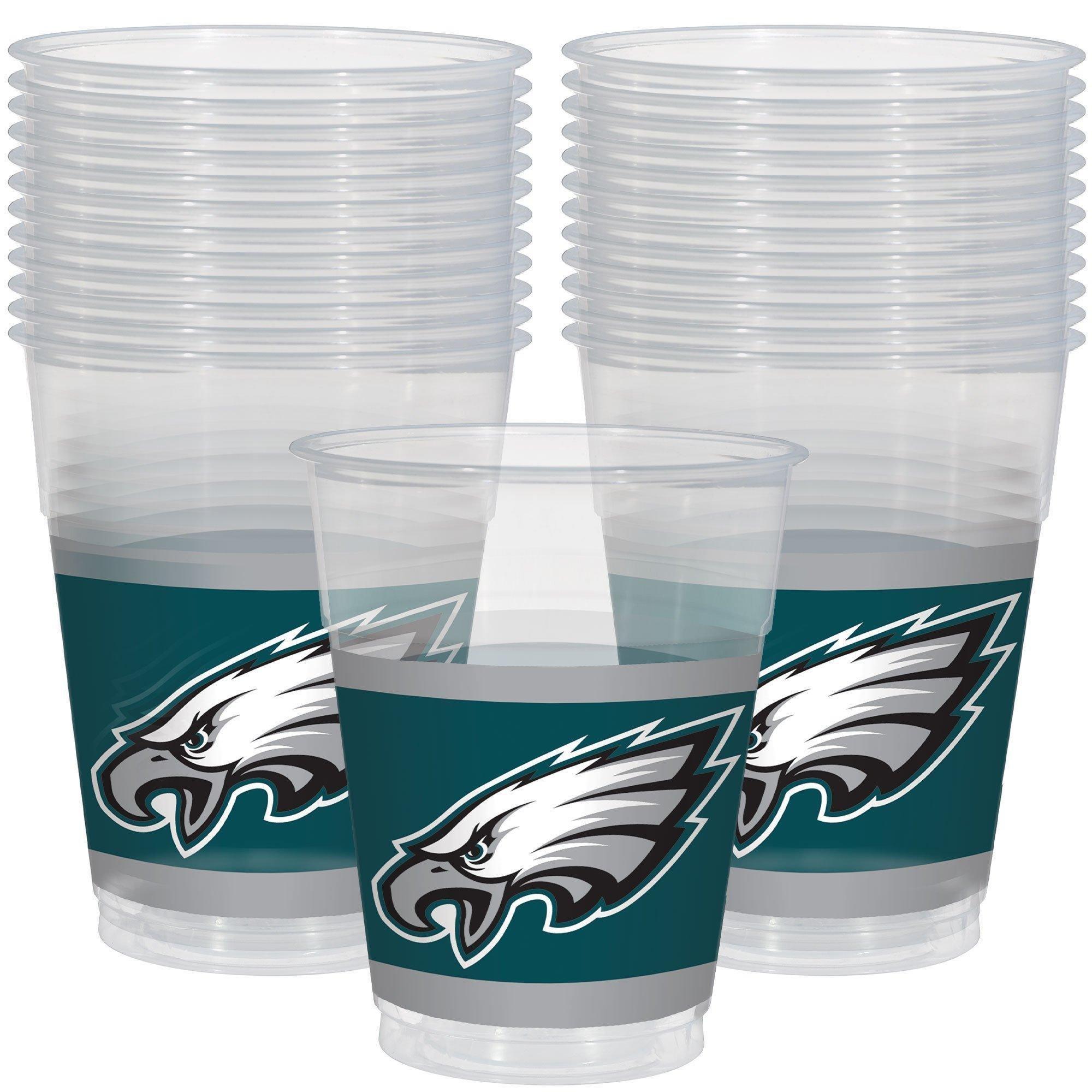 Philadelphia Eagles Party Supplies Pack for 18 Guests - Kit Includes Plates, Napkins, Table Cover, Cups, Cutlery, Serving Bowl, Banner Decoration & Centerpiece